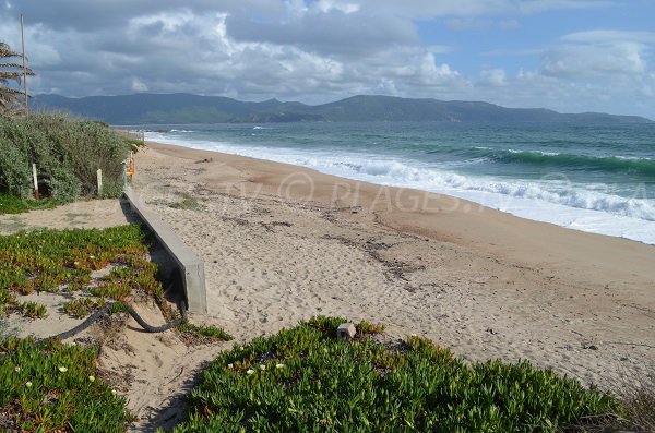 Tenutella beach in Olmeto in Corsica