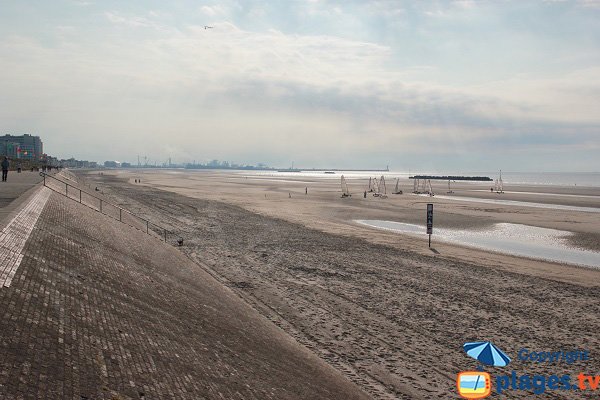 Spiaggia per kitesurf a Malo les Bains