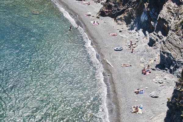 Confidential cove in Cerbère - France