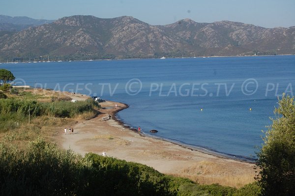 Plage de Tettola à Saint Florent en Corse