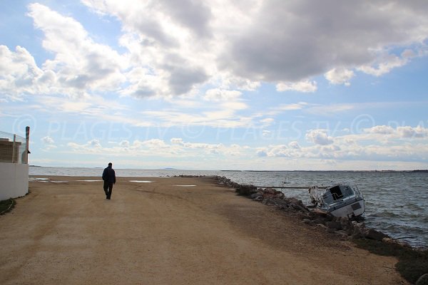 Plage à proximité du stade de Balaruc les Bains