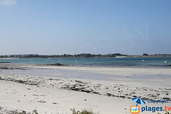 Photo de la plage du Théven à Santec