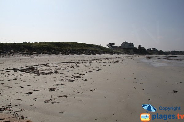 Environnement de la plage de Théven - Santec