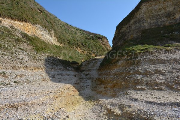 Accès à la plage du Tilleul - 76