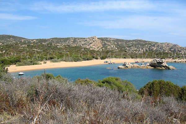 Foto della spiaggia di Tivella a Sartène - Corsica