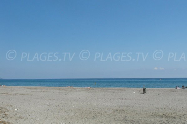 Photo de la plage du Lido de la Marana à Furiani