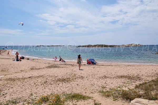 Beach and island of Tonnara - Bonifacio