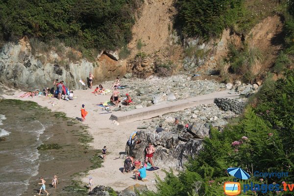 Photo de la crique de Tossen ar c’haz à Plestin-les-Grèves