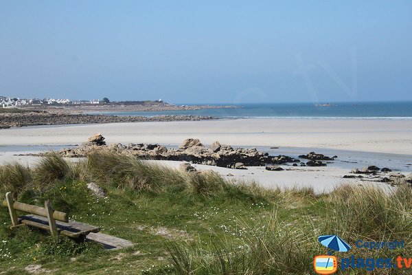 Plage de Toul an Ouch à Plougoulm