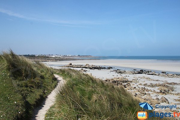 Plage sauvage en Bretagne - Toul an Ouch