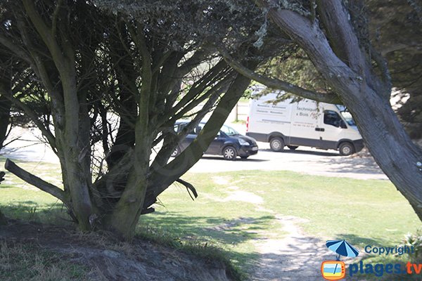 Parking de la plage de Toul an Ouch - Plougoulm