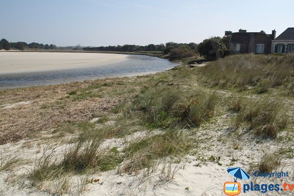 Hameau de Toul an Ouch avec sa plage