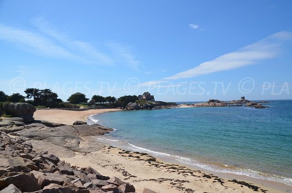 Plage sur l'Ile Renote - Toul Drez