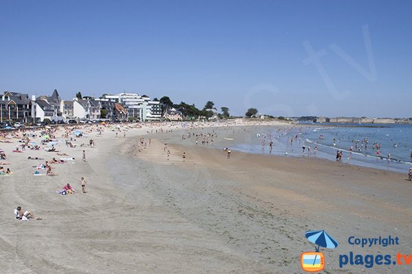 Photo de la plage de Toulhars à Larmor