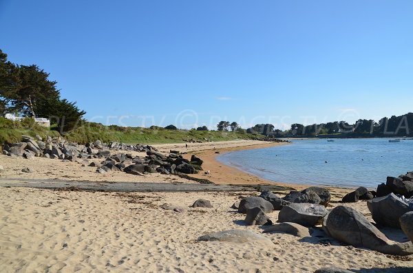 Plage de sable de Toull Bihan à Trégastel