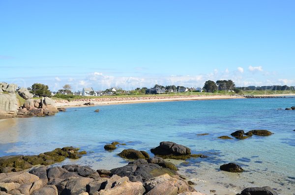 Plage de Toull Bihan vue depuis la Grève des Curés