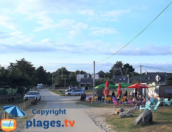 Snack sur la plage du Tour du Parc 