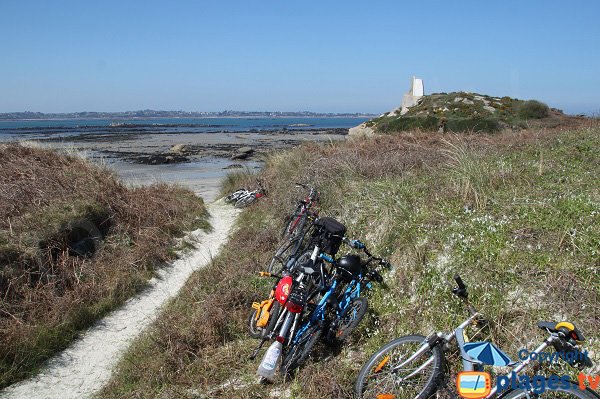 Plage au nord-ouest de l'ile de Callot