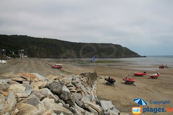 Plage de Tournemine à Plérin