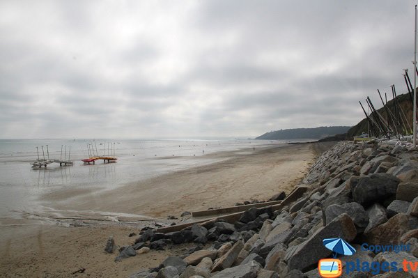 Photo de la plage de Tournemine à Plérin