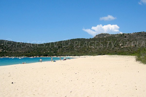 North of Tralicetu beach in Sartène