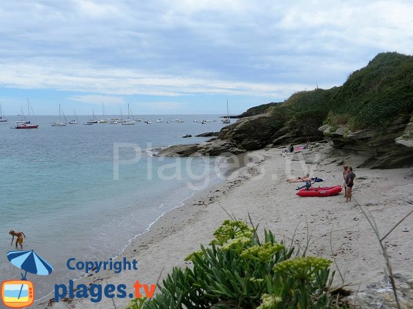 Cove on the east coast of the island of Groix