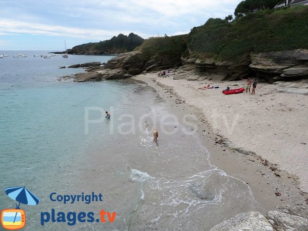 Photo of old beach of Grands Sables - island of Groix