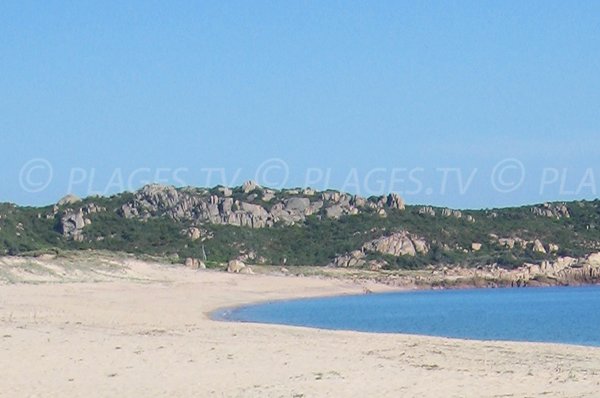  spiaggia Tralicetu vicino Sartène in Corsica