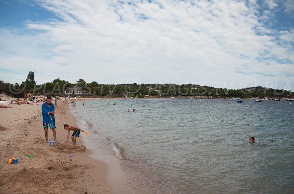 Photo de la plage de tramulimacchia avec vue sur Cala Rossa - Golfe de Porto Vecchio