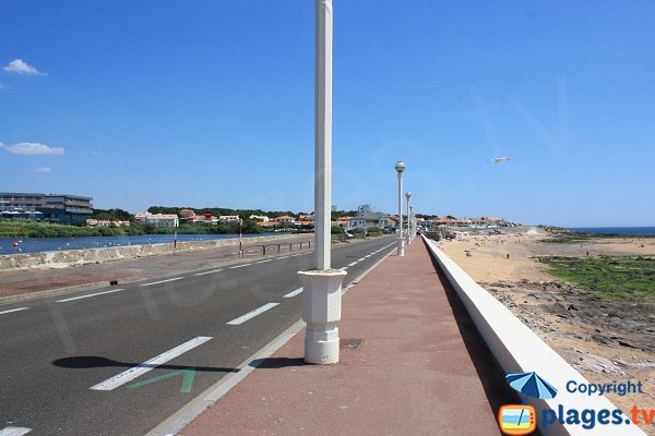 Photo of Tanchet beach in Château d'Olonne in France