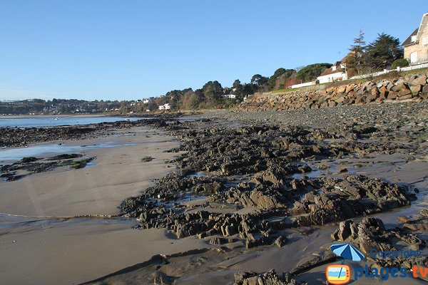 Plage de Traon Velin à Locquirec