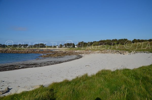 Photo de la plage de Treiz Lern à Pleumeur Bodou