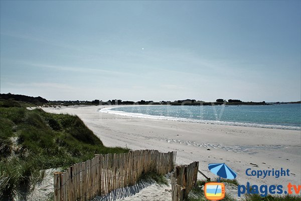 Photo de la plage de Tréompan à Ploudalmézeau - Bretagne