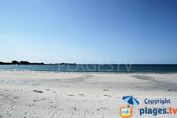 Plage de Tréompan à Ploudalmézeau - Finistère