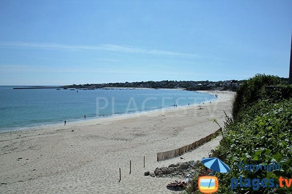 Grande plage d'Audierne en Bretagne