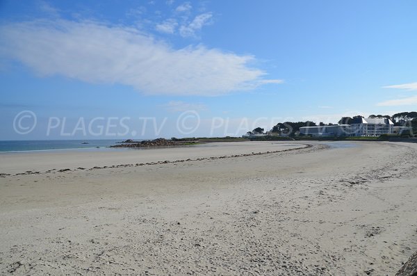 Photo de la plage du Trestel à Trévou Tréguignec