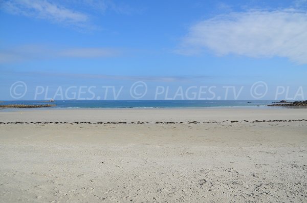 Plage à Trévou Tréguignec - Le Trestel