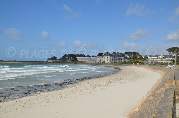 Plage du Trestel à marée haute