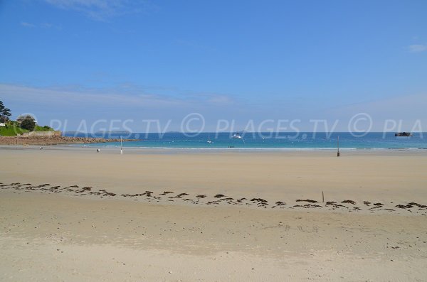 Trestraou bay in Perros Guirec - France