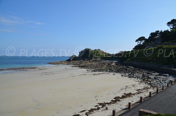 Trestignel beach side of the tip of the castle