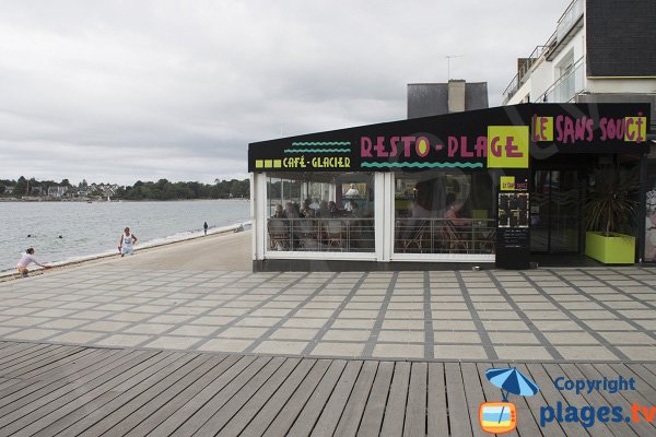 Restaurant on the beach of Trez - Bénodet