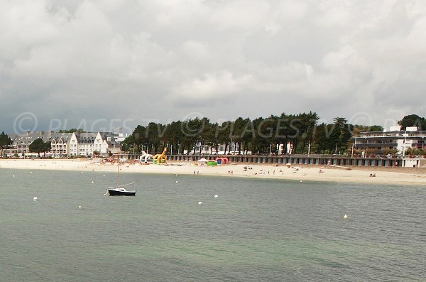Trez beach in Bénodet in Brittany - France