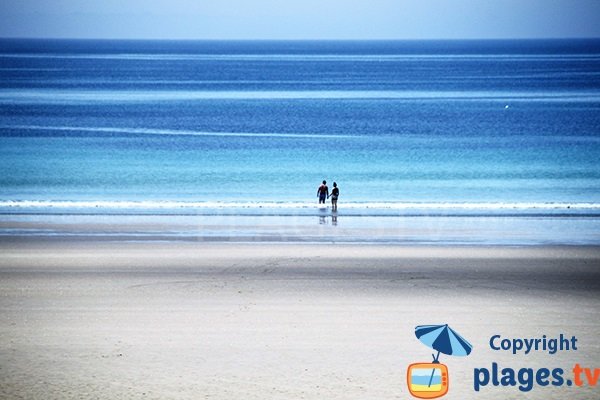 Plage pour les amoureux en Bretagne