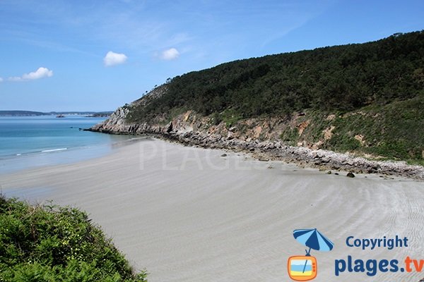 Plage sauvage à Telgruc sur Mer