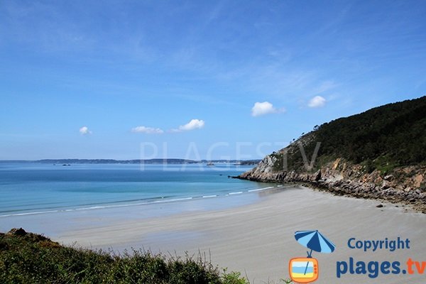 Photo de la plage de Trez Bihan à Telgruc sur Mer dans le Finistère