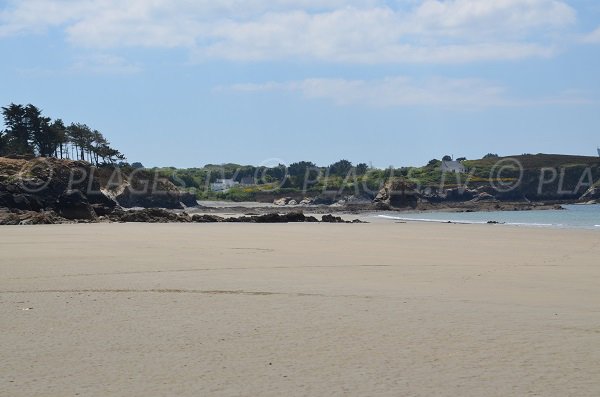 Wild beach in Camaret sur Mer