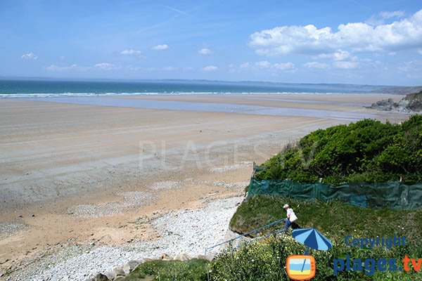 Plage de Trezmalaouen à Kerlaz à côté de Douarnenez