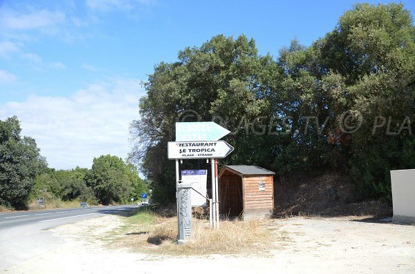 Access to the Tropica beach - Linguizzetta  - Corsica