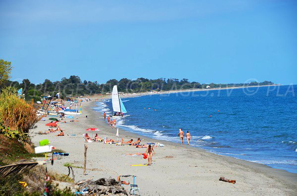 Vue sur la plage de Tropica depuis la plage de Bagheera - Linguizzetta