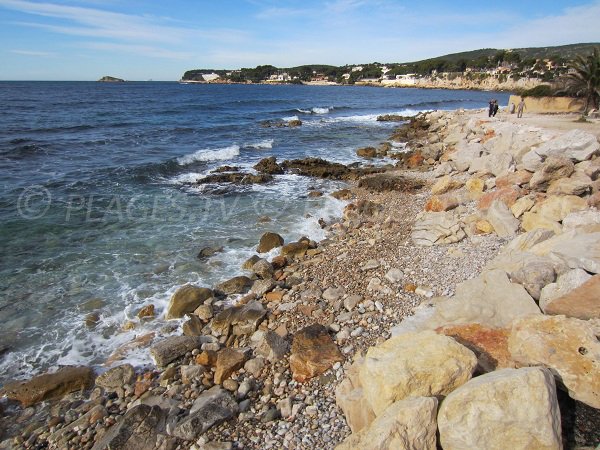 Photo of the Trou de Madame in Bandol